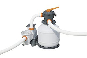 lot 41021 image: Bestway Flowclear Sand Filter Pump wGFCI Plug  800 Gallon