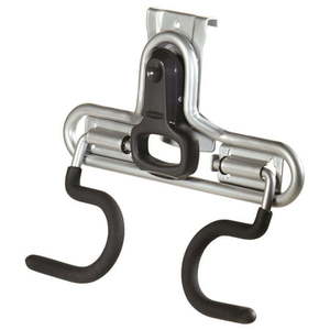 lot 8758 image: Rubbermaid FastTrack Garage Storage Wall Mounted Garage Dual Handle Hook, 2-Pack