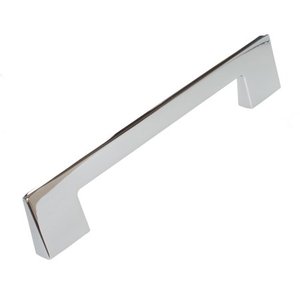 lot 8850 image: GlideRite 5 in. Center Modern Thin Cabinet Bar Pull Polished Chrome 5 Pack