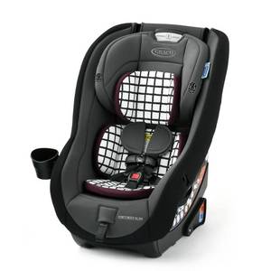 lot 8710 image: Graco Contender Slim Convertible Car Seat - Ainsley - Retail $159.99