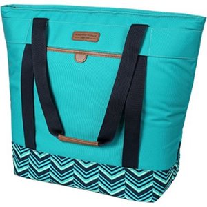 lot 10257 image: Arctic Zone 2010IL008987 Jumbo Thermal Insulated Tote HotCold Food Carrier, Teal