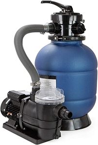 lot 8634 image: XtremepowerUS 75110 Pool Sand Filter 13 WPump 34HP ABOVEGROUND, Blue