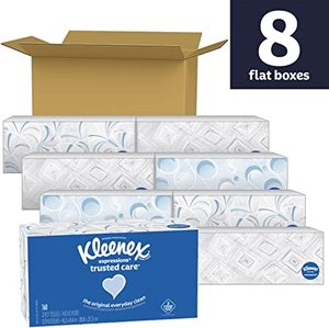 lot 10231 image: Kleenex Expressions Tissues, 8 Boxes, 160 Tissues Each