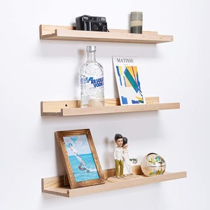 lot 11930 image: 3pk Slow Life With Wood Shelves 24x5 Each