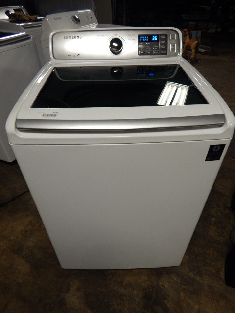 lot 1505 image: SAMSUNG GLASS TOP TOP LOADER WASHER