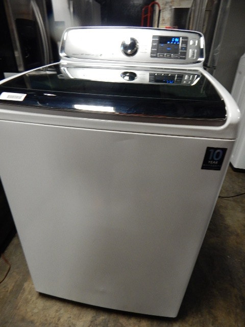 lot 1506 image: SAMSUNG GLASS TOP TOP LOADER WASHER