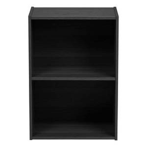 lot 38024 image: IRIS 2-Tier Wood Storage Shelf Black