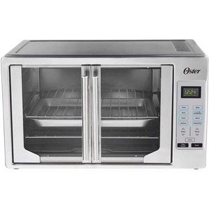 lot 38056 image: Oster TSSTTVFDDG-B French Door Toaster Oven Extra Large Black