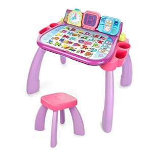 lot 38063 image: VTech Touch &Learn Activity Desk (Frustration Free Packaging), Purple