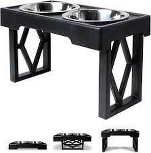lot 38004 image: Pet Zone Designer Diner Pet Bowls
