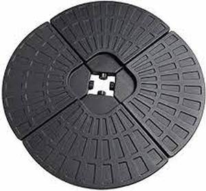 lot 38050 image: C-Hopetree 4-Piece Plastic Umbrella Base