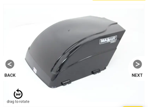 lot 102547 image: MaxxAir FanMate RV and Trailer Roof Vent Cover - 25 x 16 x 10-14 - Black