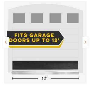 lot 102551 image: The Xcluder X2 Rodent Proof Garage Door Seal Kit keeps pests out with a unique combination of rodent proof door and brush seals to provide dependable protection against rodents, insects, and pests