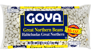 lot 102604 image: Goya Foods Great Northern Beans, Dry, 16 Ounce (Pack of 23)