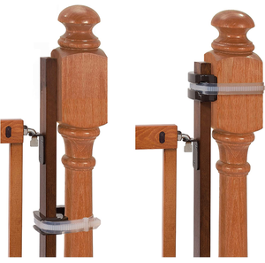 lot 102631 image: Summer Banister to Banister Gate Mounting Kit - Fits Round or Square Banisters, Accommodates Most Hardware & Pressure Mount Baby Gates up to 37�� Tall, Gate Sold Separately