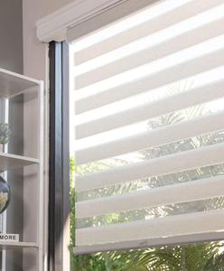 lot 102648 image: CHICOLOGY Zebra Blinds , Roller Window Shades , Blinds for Windows , Roller Shades for Windows , Window Shades for Home , Window Shades , Pull Down Shades for Windows , 34 W X 72 H , Basic Natural
