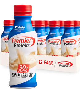lot 102662 image: Premier Protein 30g Protein Shake, Vanilla, 14 Fl Oz (Pack of 12) bottle
