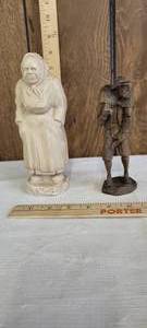 lot 1333 image: Handcarved wooden sculptures