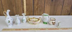 lot 1340 image: Small decorative glassware- markings in pics