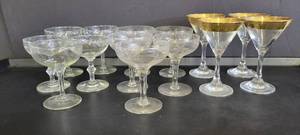 lot 1389 image: Wine glasses