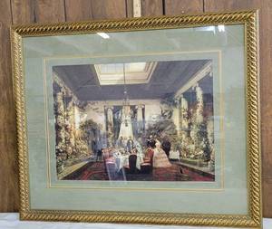 lot 1405 image: Princess Mathidles salle-a-manger, rue de cour celles by Giraud
