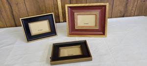 lot 1429 image: Pier One Import picture frames- back needs repaired on one