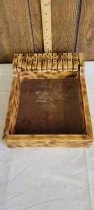 lot 1435 image: Wooden tray with movable numbers