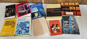lot 1455 image: Architecture books- see titles and authors in pics