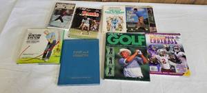 lot 1461 image: Sports books- see titles and authors in pics