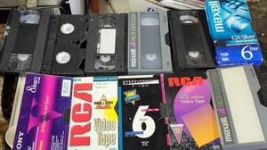lot 1468 image: VHS recording tapes