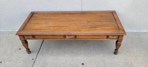 lot 1474 image: Coffee table 52 L X 22W X 16H