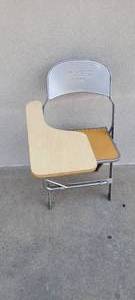lot 1483 image: Music dept. chair wbuilt-in desk