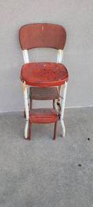 lot 1484 image: Vintage stoolstep stool