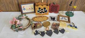 lot 1529 image: Kitchen decor-mainly wooden