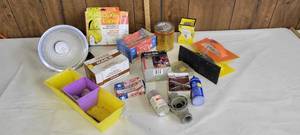 lot 1509 image: Nails, heating lamp, Quik-Tape, marking chalk and more