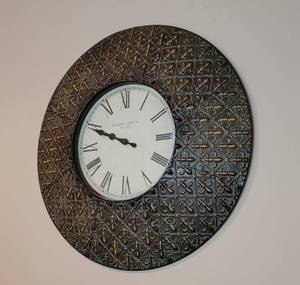 lot 143 image: 24 Buchanan Clock Co. Wall Clock
