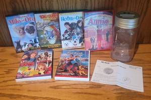 lot 172 image: Kids DVDs and Coin Bank