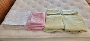 lot 194 image: Full Sheet Sets and (2) Full Duvet Covers