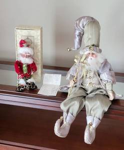 lot 213 image: Mark Roberts Stocking Stuffing Fairy #326310,000 and Large Fairy Jester