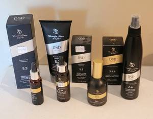 lot 307 image: DSD Deluxe Skin and Hair Care Products