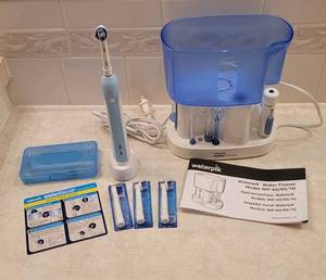 lot 317 image: Water Pik Flosser and Toothbrush with New Brushes