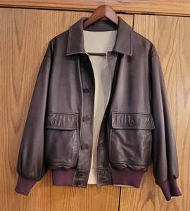 lot 328 image: Mens Schiatti & Co - 48S - Leather and Cashmere