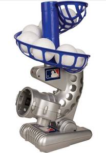 lot 55389 image: Franklin Sports MLB Electronic Baseball Pitching Machine �� Height Adjustable �� Ball Pitches Every 7 Seconds �� Includes 6 Plastic Baseballs