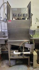 lot 2460 image: Commerical Stainless Steel ADS Dishwasher