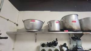 lot 2476 image: 57in Stainless Steel Shelf