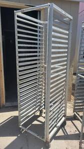 lot 2491 image: Aluminum Sheet Pan Rack