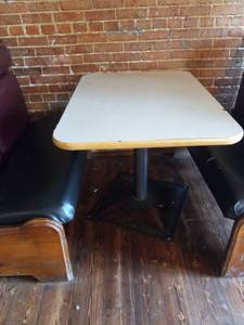 lot 8710 image: laminate restaurant dining table