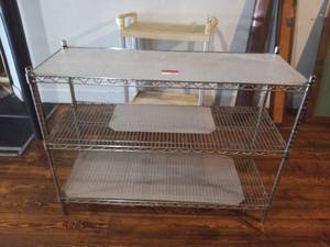 lot 8721 image: 3 tier Metro shelf