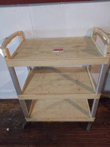 lot 8722 image: Continental 3 tier cart on wheels