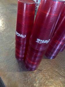 lot 8770 image: Carlisle coca cola Glasses